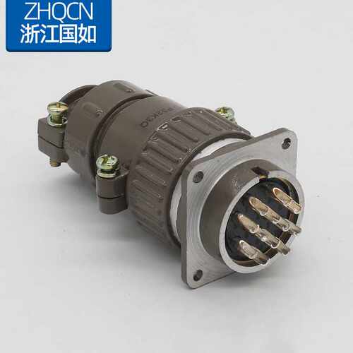 航空插头插座 P32K3Q/J3A 12Q12A  -12芯直式电线连接器电连接器