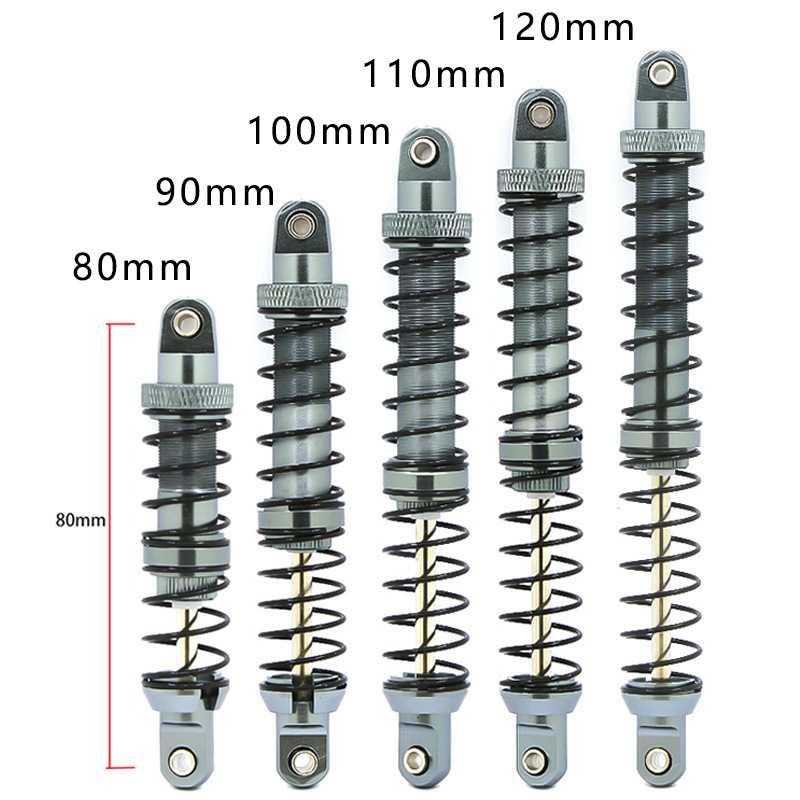 油压减震器SCX101/10 RC遥控攀爬车90-110MM双段金属避震器双弹簧图片
