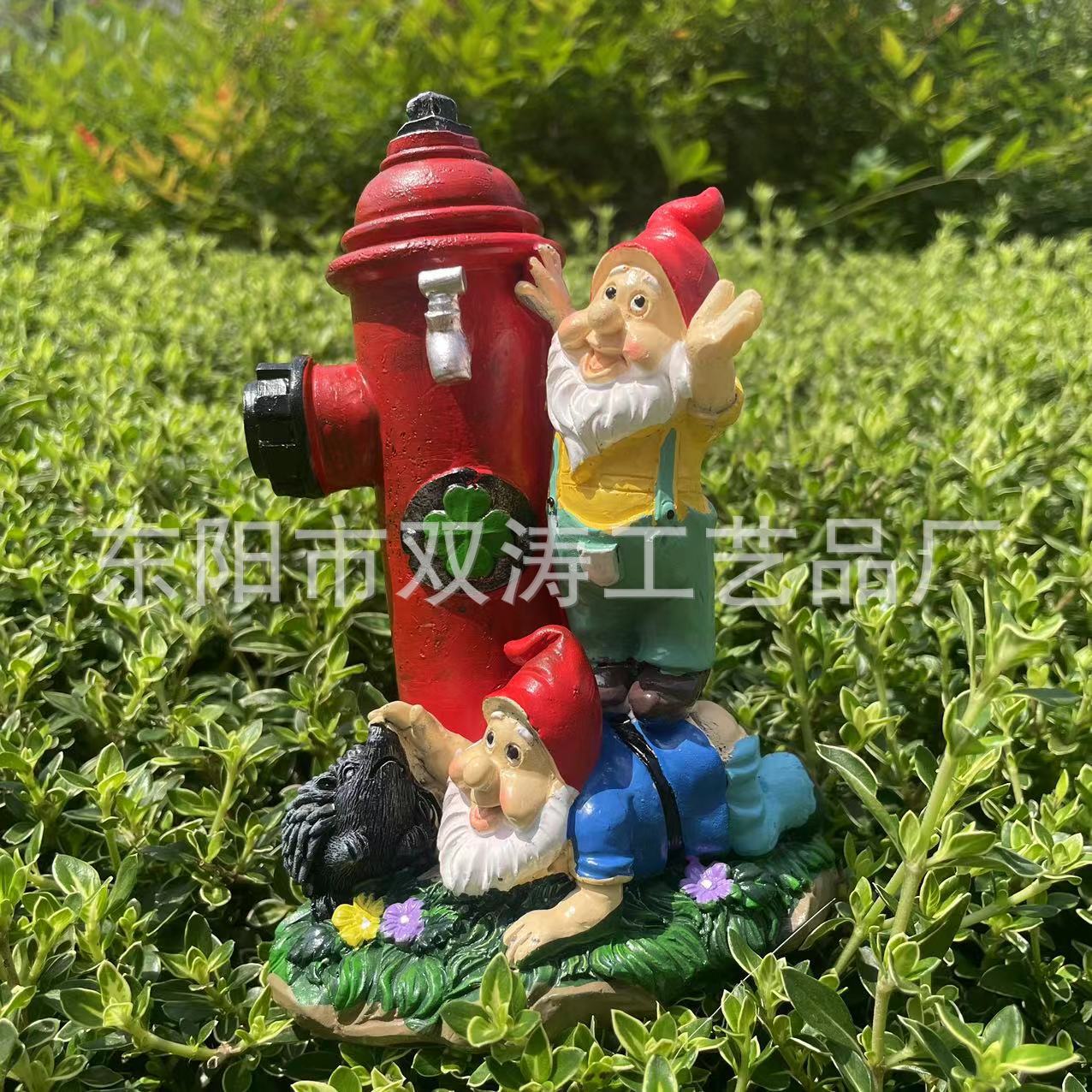 跨境花园装饰树脂品摆件精灵水龙