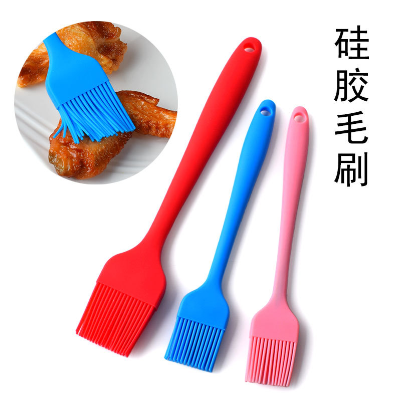 加厚全包一体硅胶刷烘焙工具蛋糕毛刷牛油奶油硅胶扫烧烤刷耐高温