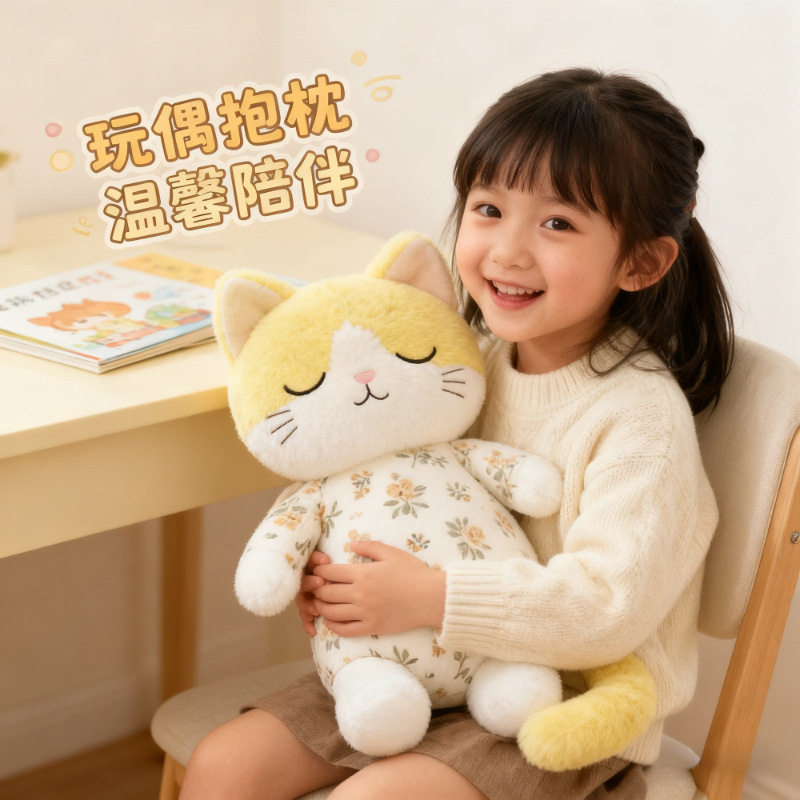 新款可爱玩偶抱枕睡觉女生儿童