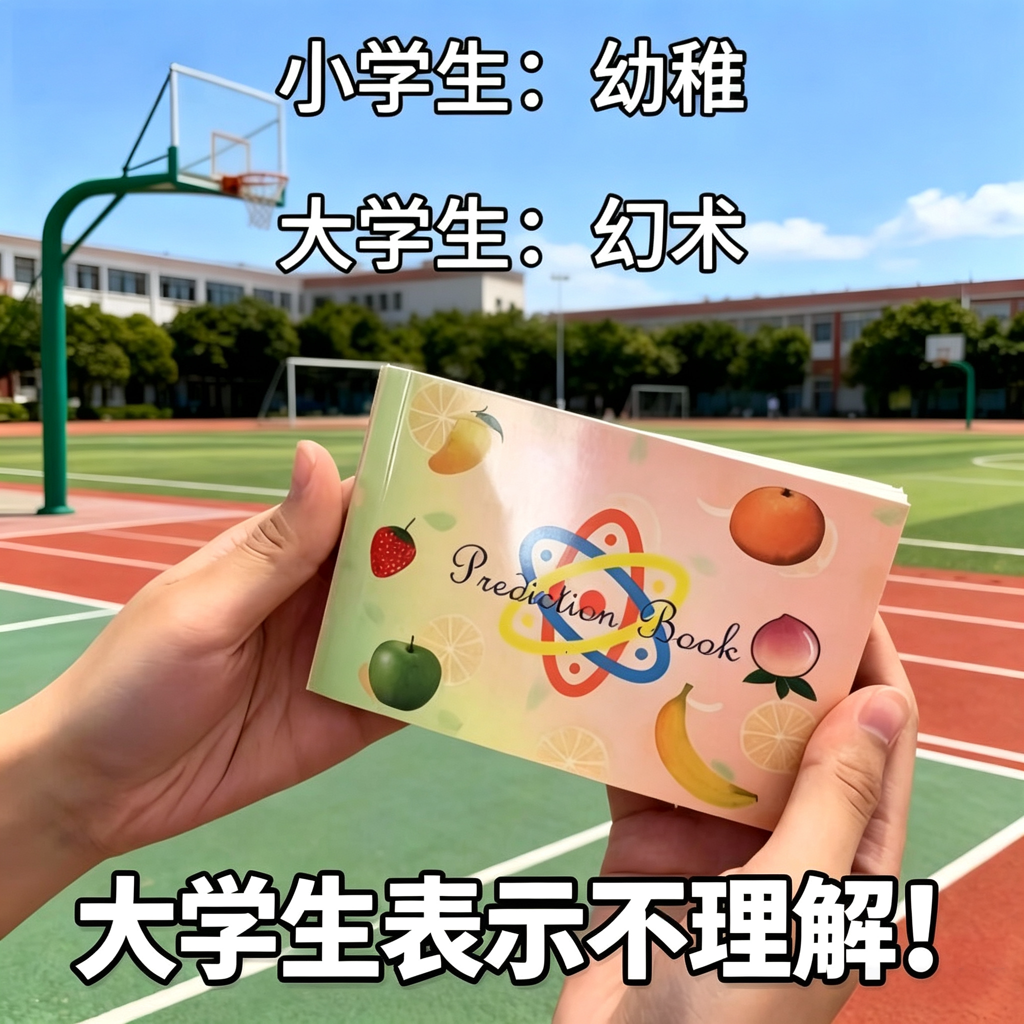 大学生表示不懂！水果魔术预言书图片