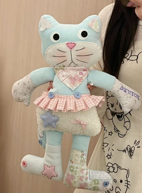 DIY手工手缝阿贝贝安抚玩偶猫咪
