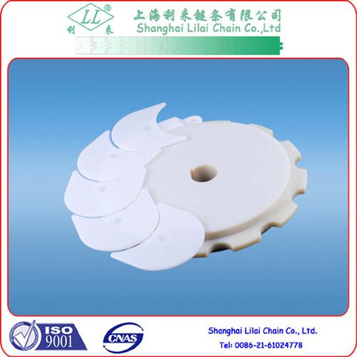 塑料轴承齿数新款上市键槽链板S76K450系列12齿寿司链机加工尼龙