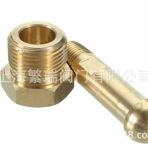 繁瑞CGA-580螺母接头美标瓶配件氦氩氮调节器表配件氧气减压阀