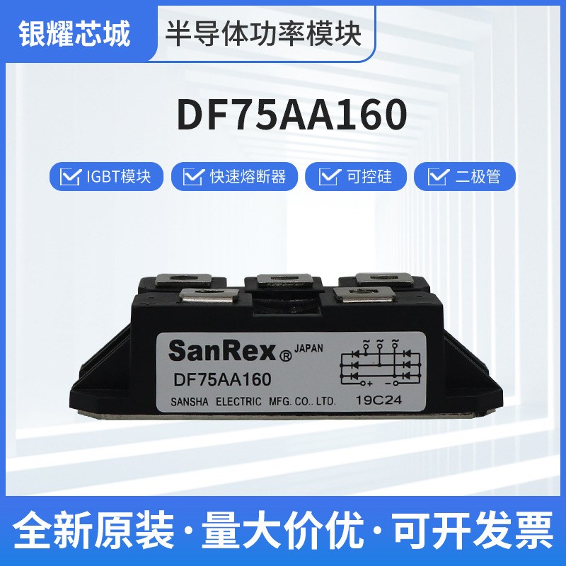 光电二极管DF75AA160单向晶闸管可控硅 IGBT模块肖特基整流桥原装图片