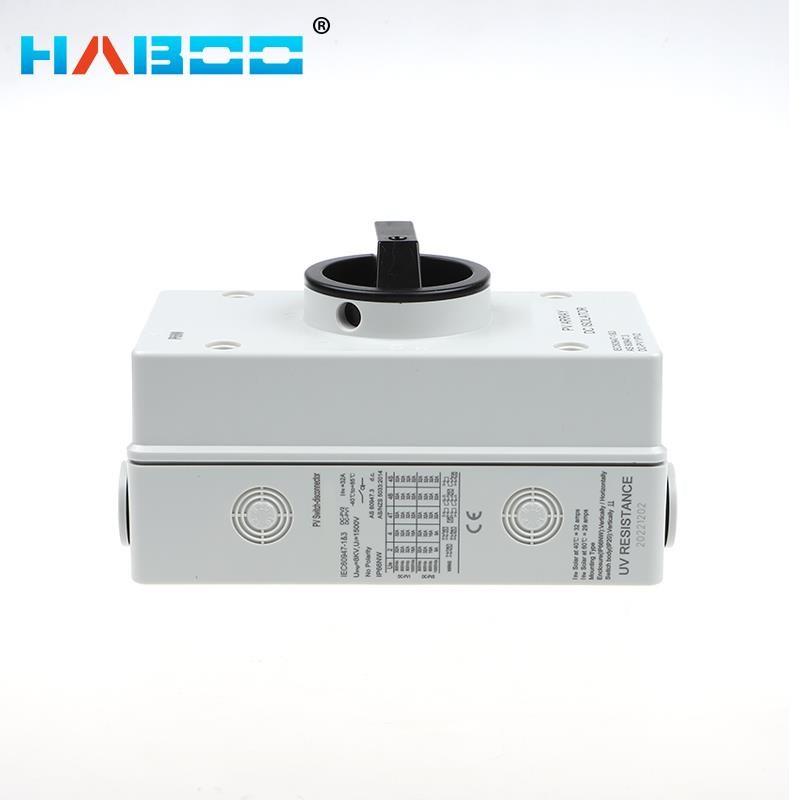 华博DSC系列隔离开关外置塑料盒32A 300V-1200V 直流光伏负荷开关