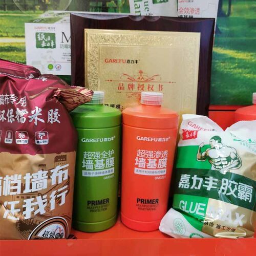 嘉力丰正品环保壁纸胶 墙纸胶水壁画墙布胶糯米胶胶霸渗透性基膜