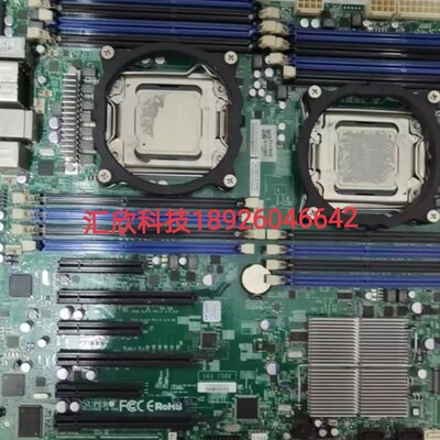 超微 X79 双路服务器主板 X9DRD-if X9DAI C602 2011针 DDR3特新