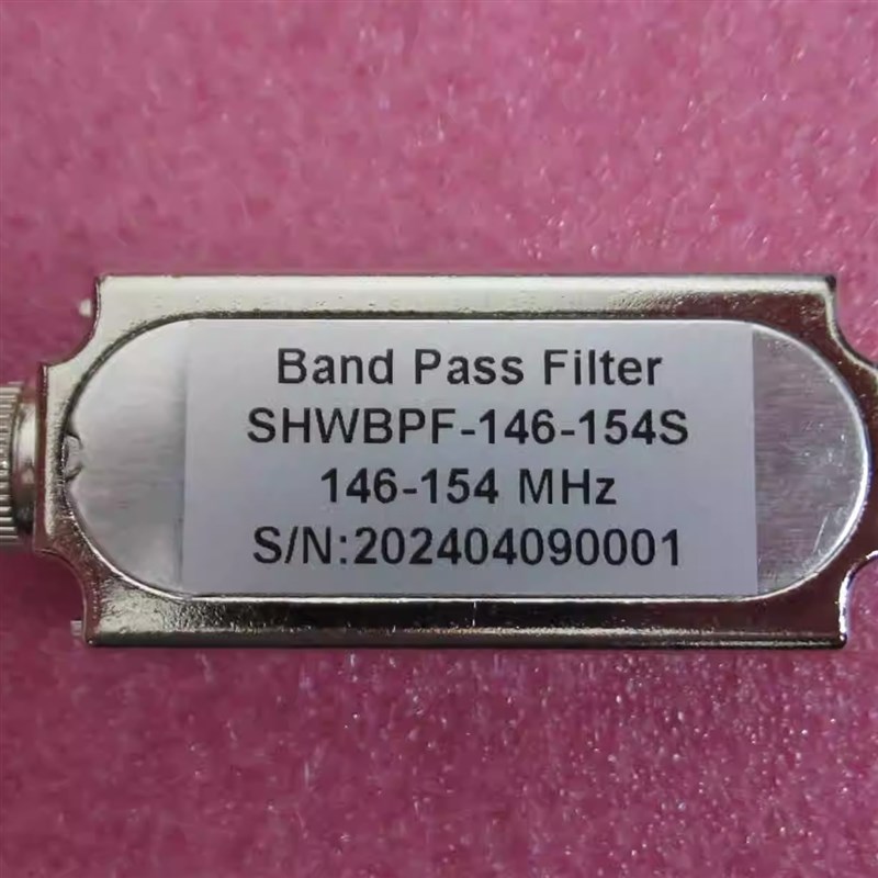 SHWBPF-146-154S 146-154MHzSMA母1W 射频同轴带通滤波器