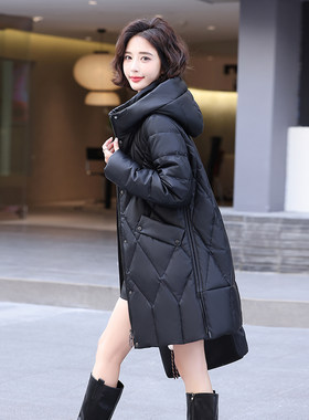 真皮羽绒服女2026新款冬季小个子气质中长款皮衣加厚绵羊皮草外套