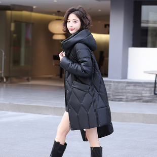 真皮羽绒服女2026新款冬季小个子气质中长款皮衣加厚绵羊皮草外套
