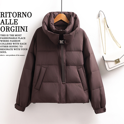 90白鸭绒羽绒服女短款2025新款冬季今年流行爆款小个子超好看外套