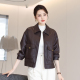 韩版 新款 宽松显瘦绵羊皮夹克外套机车 2025秋季 海宁真皮皮衣女短款