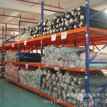 邦联货架厂家供应仓库货架 各种尺寸横梁重型货架都有大朗货架