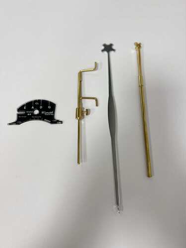 制作小提琴工具 音柱钩 音柱夹 音柱长度卡尺 琴码模板磨具