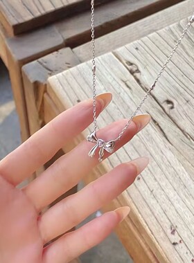 妲己粉钻爱心项链女简约