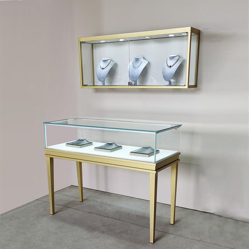 珠宝首饰品展示柜高档黄金玉器透明展柜玻璃手表眼镜产品陈列柜台