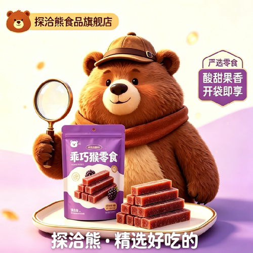 探洽熊桑葚山楂条无添加420g