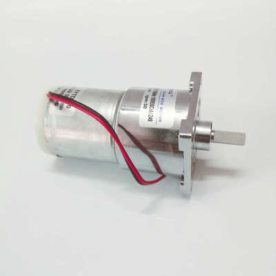 ZHENGK/微型低速直流减速电机大力矩正反转ZGA42FE 24V30转 轴6