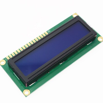 蓝屏 1602A 兰屏LCD液晶屏 蓝色 5V 白字体 带背光LCD1602