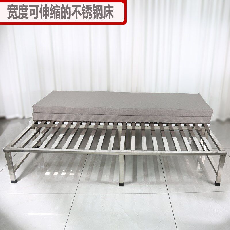 环保不锈钢伸缩床抽拉床小户型书房床沙发床车床儿童床无床头定制