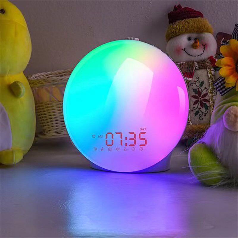 睡眠革命模拟日出自然唤醒灯日落助眠伴睡夜灯床头定时光唤醒闹钟