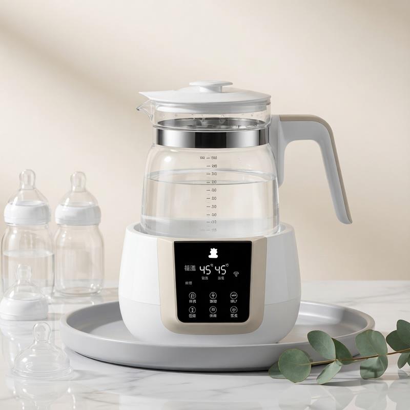 小白熊恒温调奶器智能暖奶器温奶器多功能冲奶粉机恒温热水壶0857