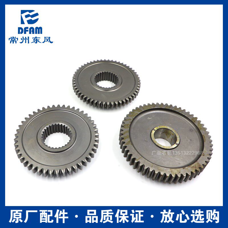 常州东风拖拉机配件大全484/554/604/704动力输出二档从动齿轮 原