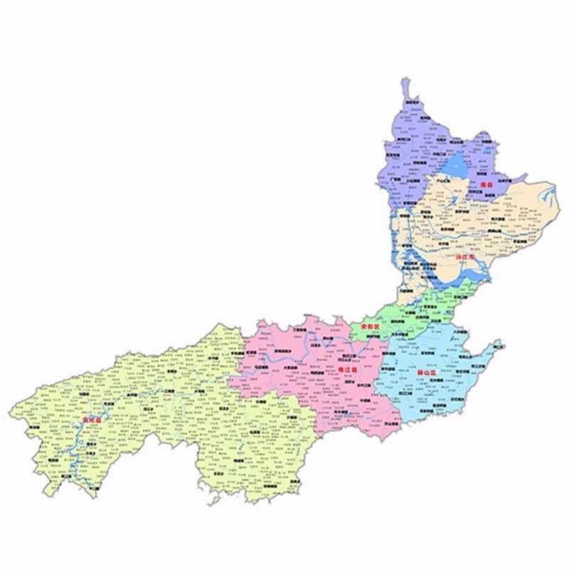 2025新款泰安市地图贴图 办公室挂图 高清防水墙壁装饰画定制地图