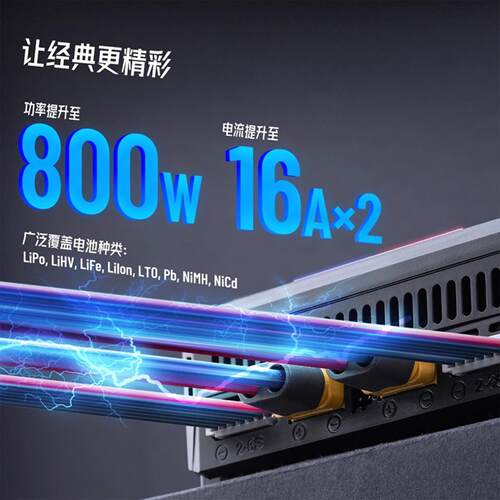 ToolkitRC M6DAC PRO V2智能双路充电器FPV穿越机航模1-6S DC800W