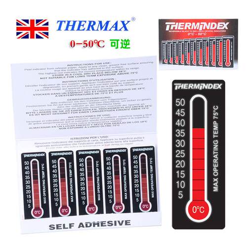 英国THERMAX测温纸 可逆电动机车的电机机车实时测温 咖啡机冲煮