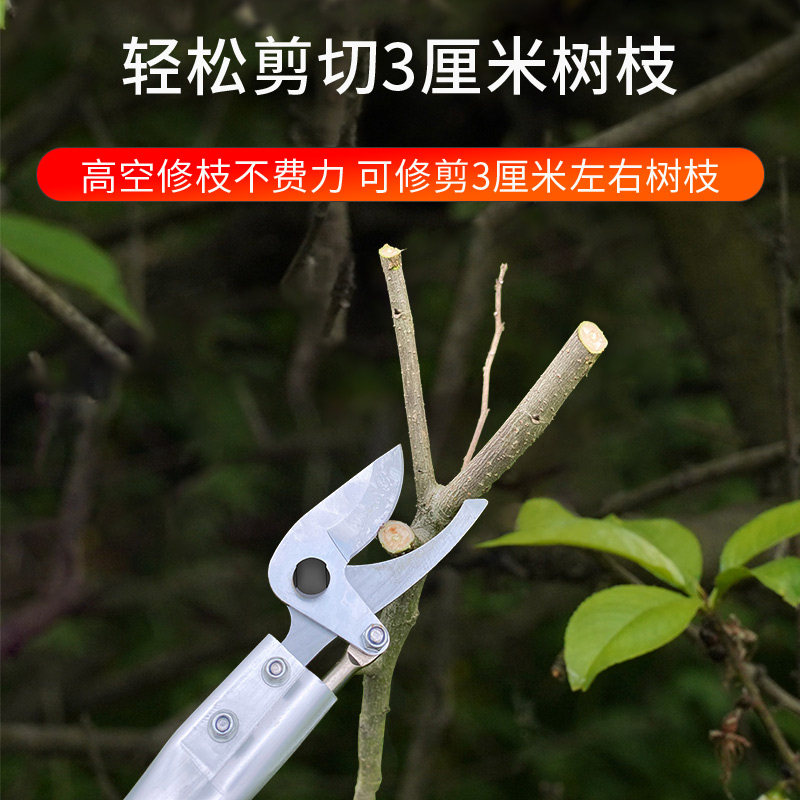 园林高枝粗枝果树剪高空剪枝剪树枝剪刀省力修树锯加长至5.5m神器