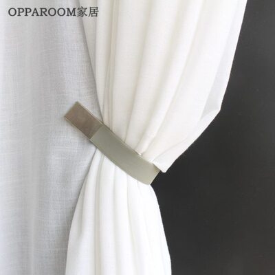 绳子扣  磁铁皮革系带扎窗帘绑带装饰品带绳带创意扣绳扎束收纳