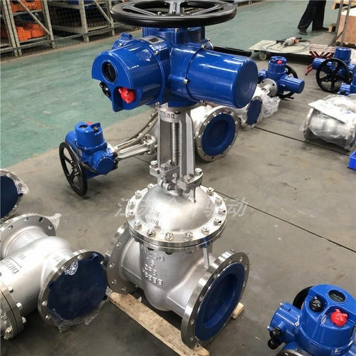 大口径电动闸阀Z941H-16C DN600智能开关型带控制箱控制