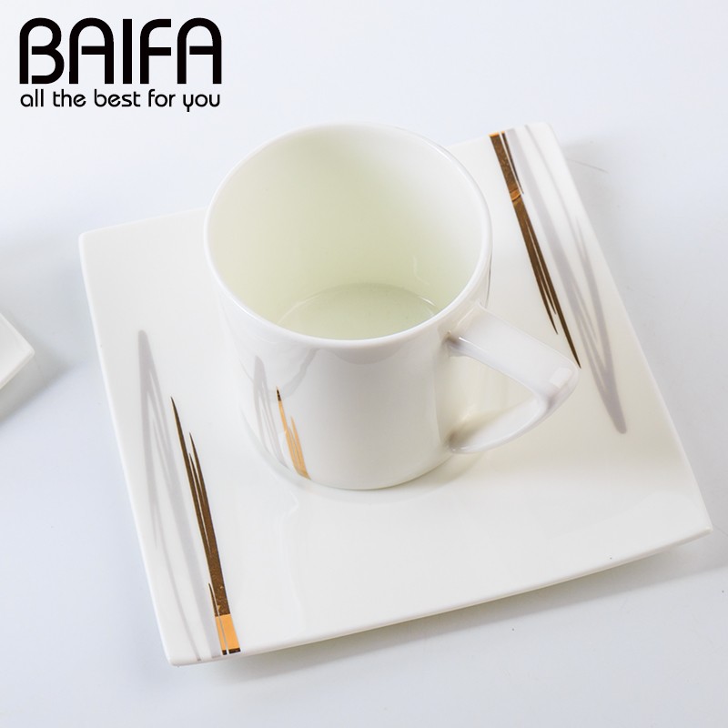 创意金边欧式骨瓷咖啡杯套装 浓缩咖啡杯碟 英式红茶杯 包邮