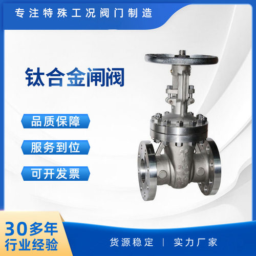 Z41W钛合金明杆楔式法兰闸阀