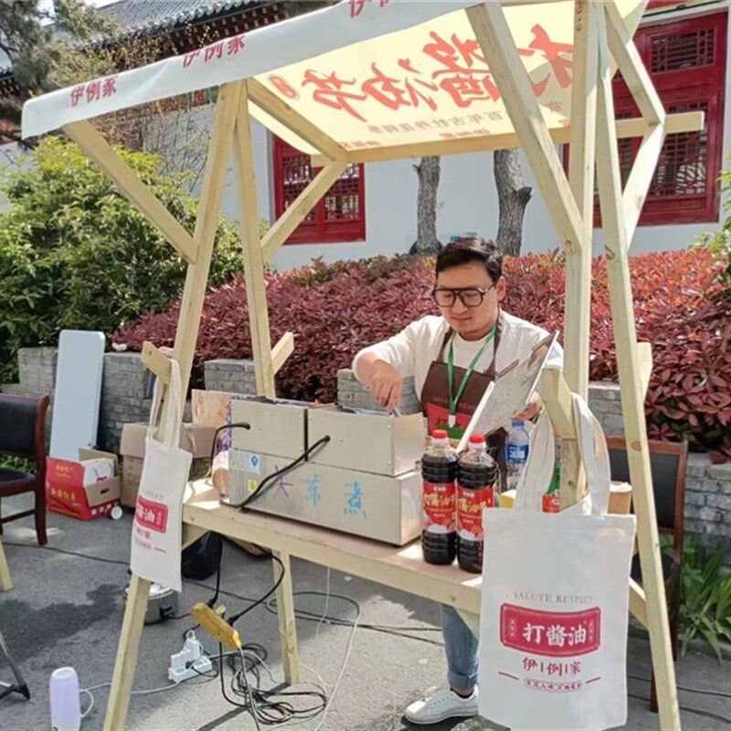 集市摊位折叠摆摊架网红市集摊位架夜市美食节小吃摊布艺展示架