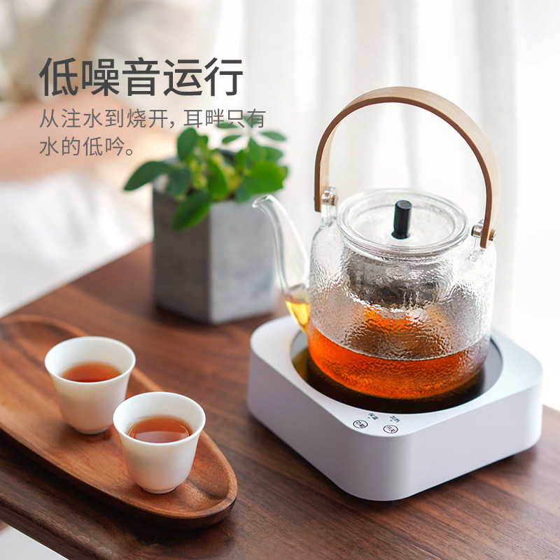 雅集茶具方形简约触控智能煮茶炉电陶炉家用小型烧水老白茶煮茶器