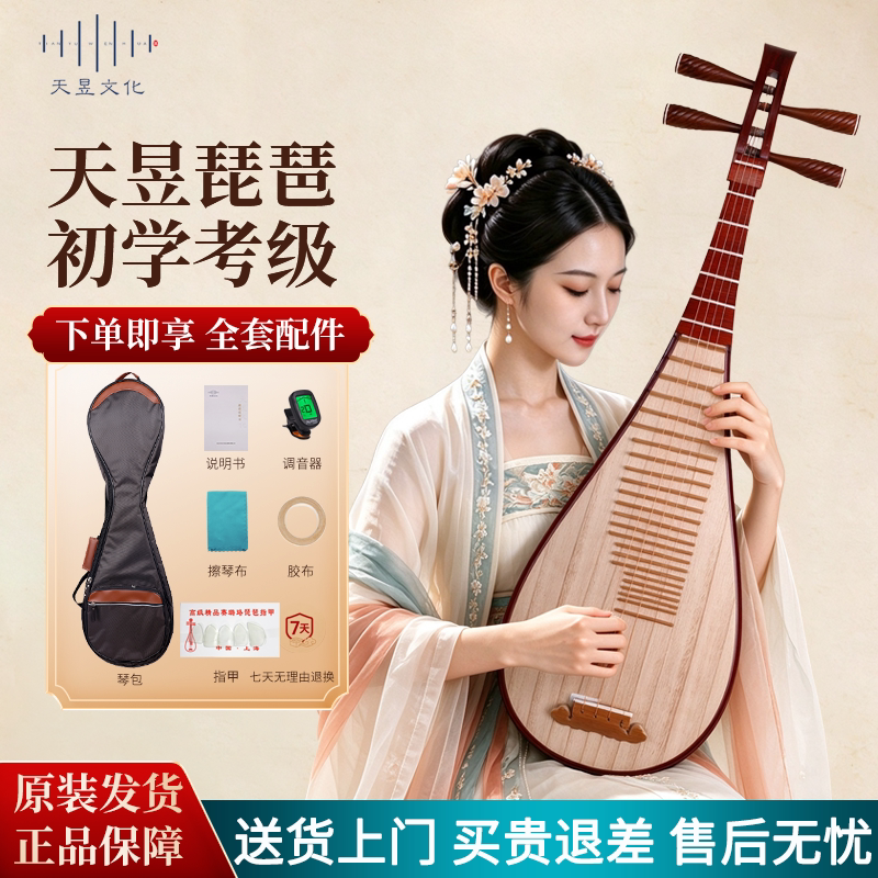天昱琵琶初学自学入门考级演奏