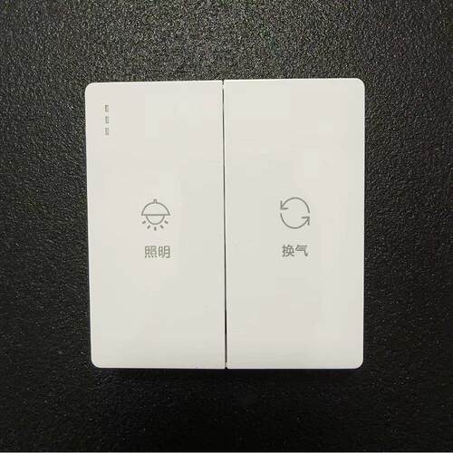 浴室二开浴霸开关卫生集成吊顶照明换气二合一霸浴防水8型通用间