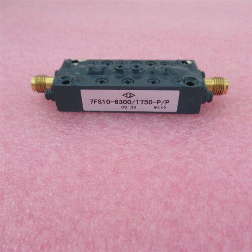 中心频率: 6.3GHz 带宽 750MHz 5925-6675MHz 射频同轴带通滤波器