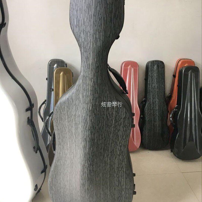 高档大碳纤维大提琴盒包双肩背抗压超轻硬飞机托运防震防水4/4