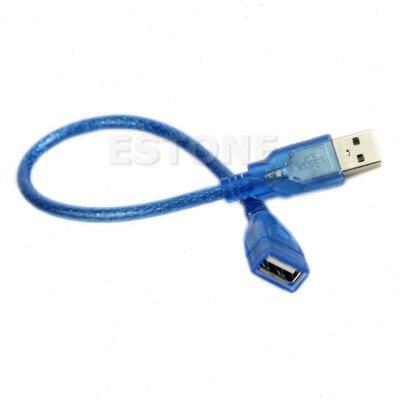 23cm Short USB 2.0 A Female To A Male Extension Cable Cord B