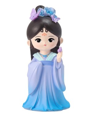 国潮风中国古代十大美女玩偶四大美女摆件桌面装饰品摆设公仔女