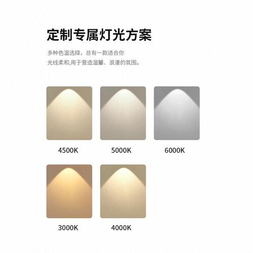 4500k明装吊线吸顶筒灯97显指轨道服装女童装婚纱建材店商用筒灯
