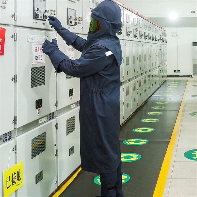 永霏防电弧大褂衣服12卡防电弧手套脚盖电力电网反光条防电弧裤子