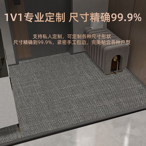 入户门口地毯防滑耐脏地垫玄关加厚可裁剪脚垫进门门口玄关脚垫子
