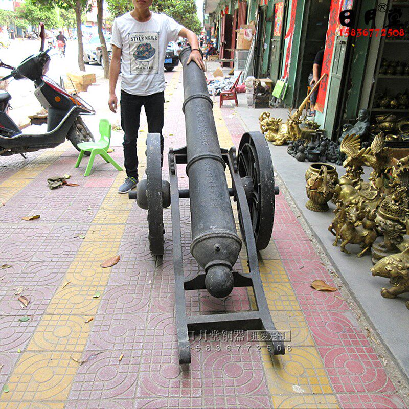 特大铸铁大炮别墅农家乐古战场景区城墙摆件明清古典红衣大炮