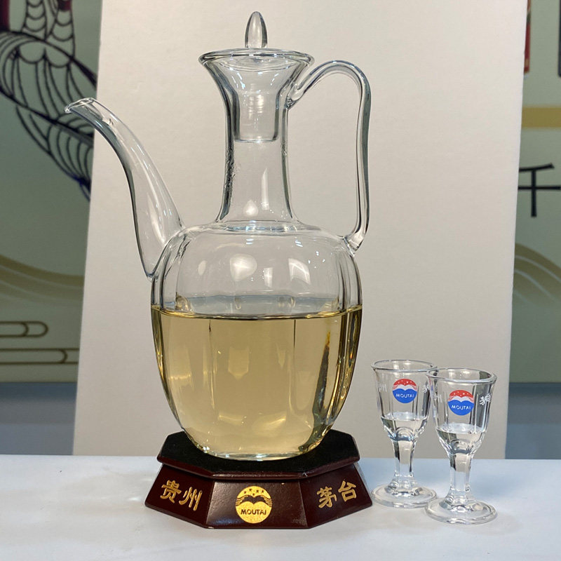 玻璃执壶仿宋贵妃酒壶耐高温茶壶分酒器长嘴透明烧水水壶单壶宋壶